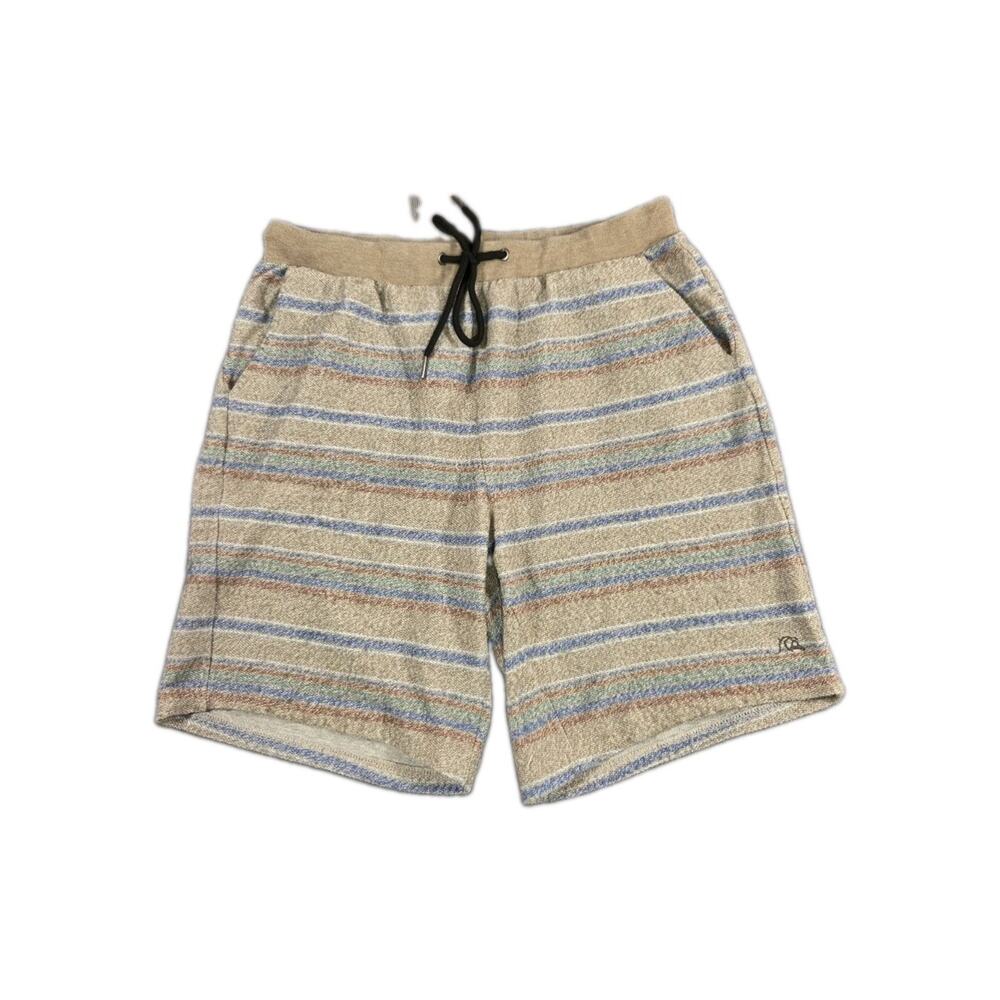 Quiksilver Mens Great Otway Shorts Sz M Lounge Casual Terry Fleece Shorts C20